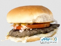 عکس png همبرگر خانگی
