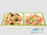 عکس با کیفیت موسلی و میوه های خشک استوایی