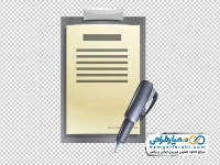 تصویر وکتوری تخته شاسی با خودکار