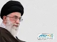 تصویر دوربری شده آیت الله خامنه ای