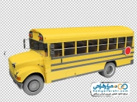 تصویر png اتوبوس مدرسه
