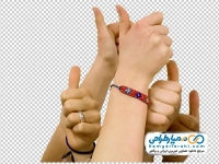 تصویر با کیفیت دست ها به نشانه لایک
