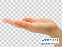 تصویر با کیفیت کف دست رو به بالا