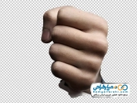عکس png مشت بیرون آمده از کاغذ