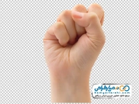 عکس png دست با انگشتان بسته