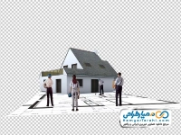 عکس وکتوری ماکت خانه روی نقشه