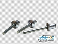 عکس با کیفیت میخ پرچ فولادی