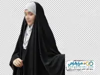 دوربری تصویر دختر با چادر