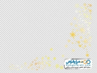تصویر وکتوری ستاره های طلایی برای حاشیه