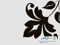 عکس آیکون گل زینتی سیاه