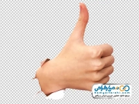 عکس با کیفیت دست به نشانه لایک