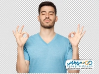 تصویر با کیفیت پسر در حال تمرکز کردن