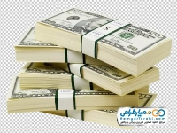 عکس png دسته های اسکناس 50 دلاری