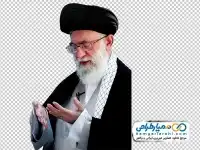 تصویر png مقام معظم رهبری در حال قنوت نماز