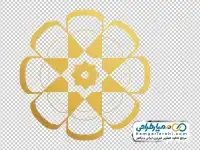 وکتور شمسه اسلیمی طلایی