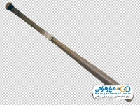 تصویر با کیفیت چوب بیسبال قدیمی