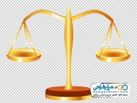 تصویر وکتوری ترازوی عدالت