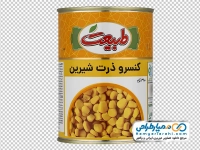 تصویر با کیفیت کنسرو ذرت طبیعت