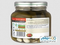عکس بدون پس زمینه شیشه خیارشور سحر