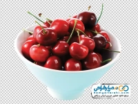 تصویر با کیفیت گیلاس داخل کاسه