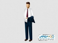عکس وکتوری مرد با کت و شلوار با فرمت png