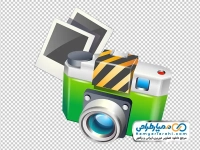 تصویر وکتوری دوربین عکاسی و عکس
