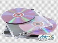 عکس بدون پس زمینه CD خام با جعبه