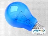 تصویر png لامپ آبی