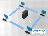 عکس با کیفیت شبکه کامپیوتر