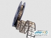 تصویر png حلقه فیلم با قرقره