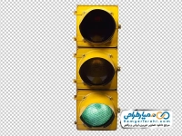 تصویر png چراغ راهنمایی و رانندگی با چراغ سبز روشن
