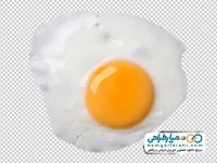 تصویر با کیفیت تخم مرغ نیمرو