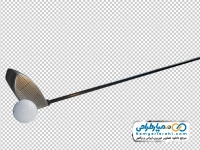 تصویر png توپ و چوب گلف