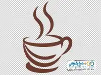 تصویر png فنجان قهوه با بخار