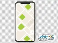 نقاشی موبایل و نقشه مسیر یاب